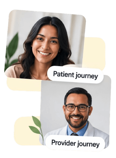 Patient and Provider journeys